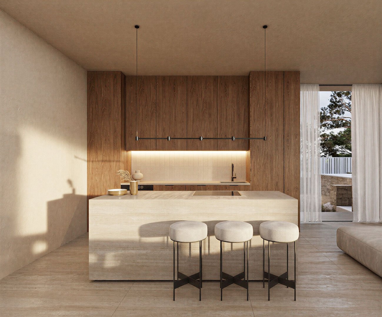 4613BEN Villenprojekt mit Meerblick, nur einen Steinwurf vom Strand La Fustera entfernt.