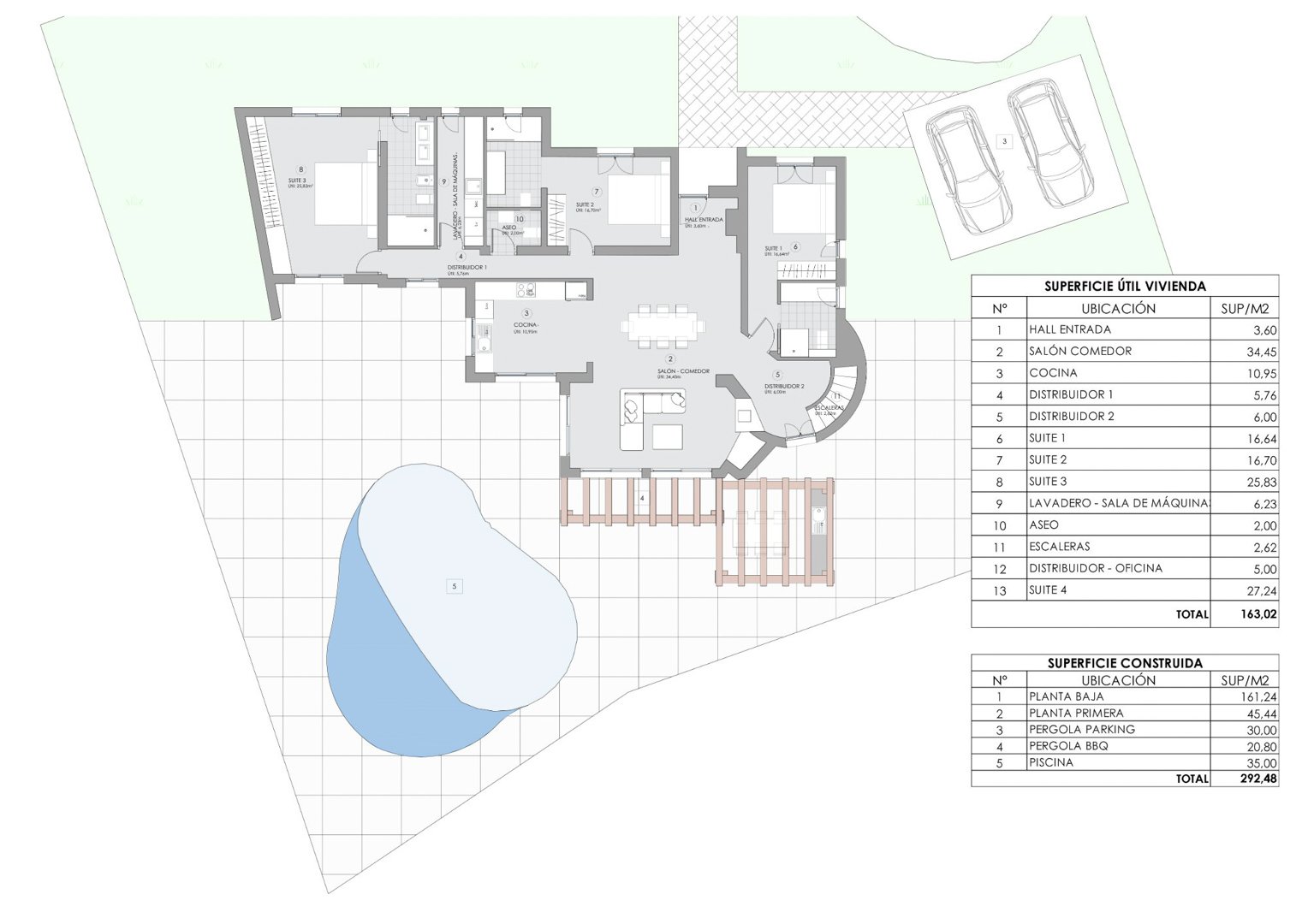 7105MOR | Villa im Ibiza-Stil mit Panoramablick in Moraira zu verkaufen