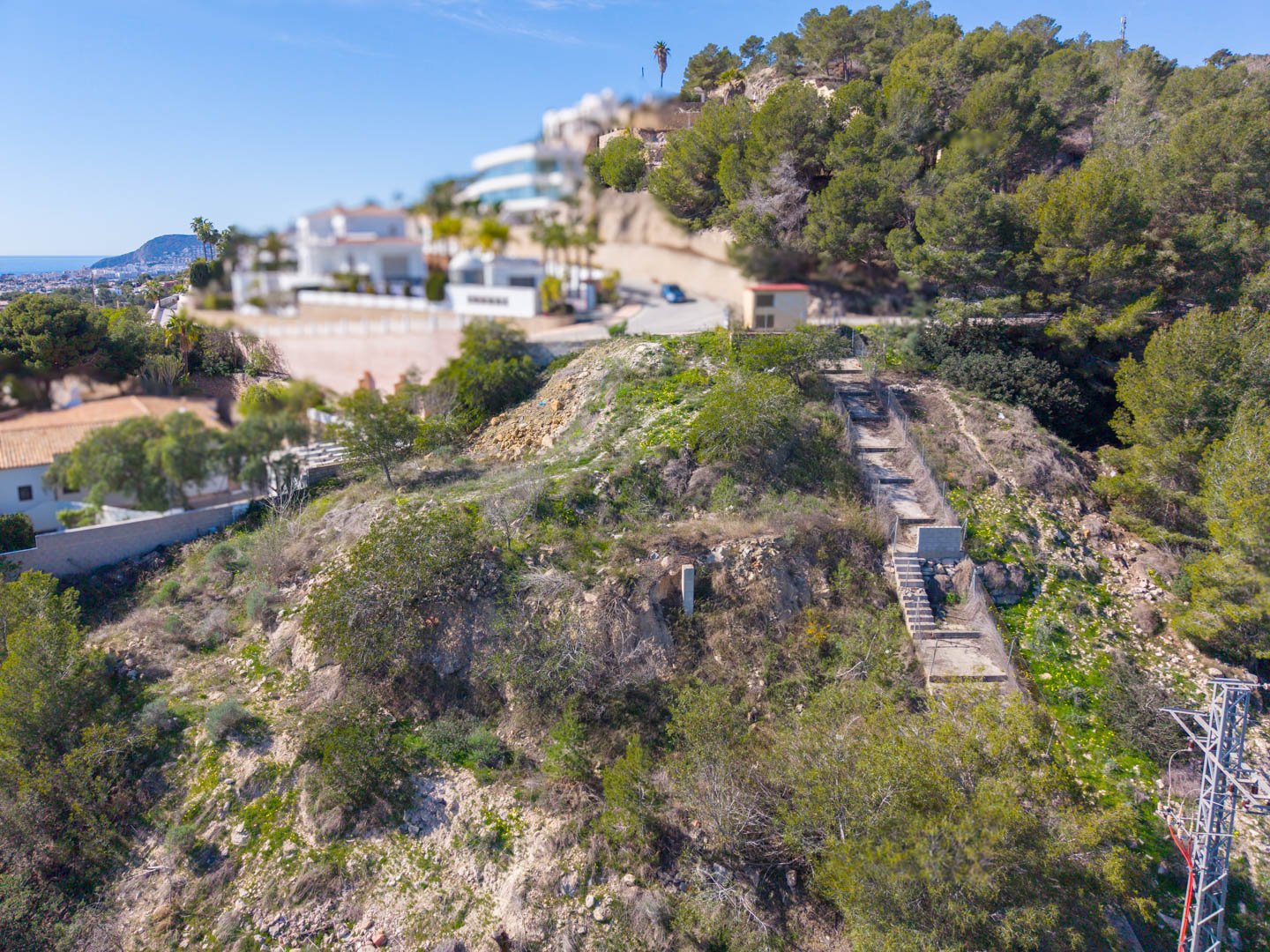 4324BEN Baugrundstück mit Panoramablick auf das Meer in Benissa zu verkaufen