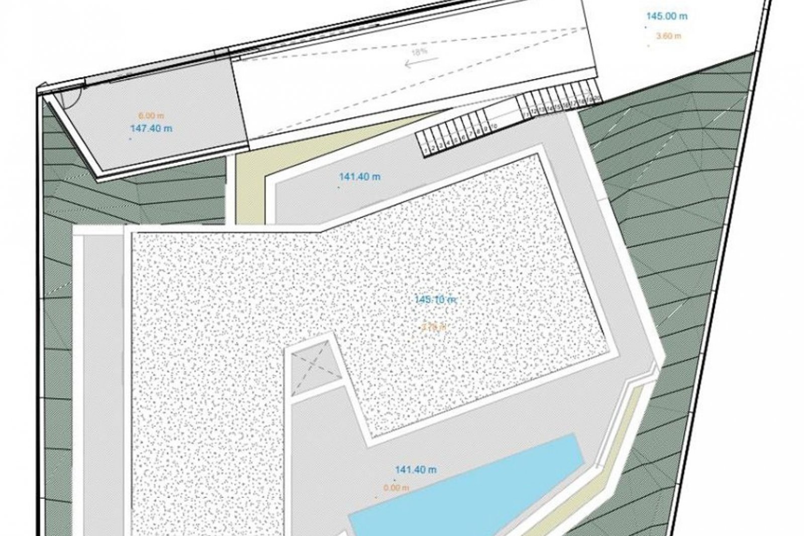 8215PED Lizensiertes modernes Villenprojekt mit Bergblick in Pedreguer zu verkaufen.