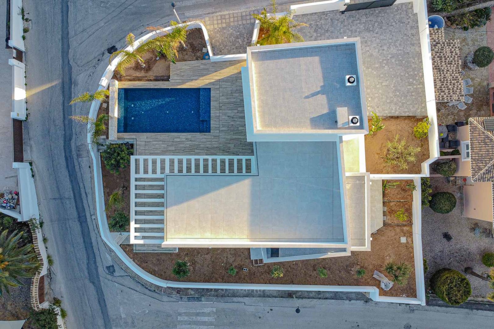 8248MOR Moderne Neubauvilla mit Panoramablick auf das Meer und großer Terrasse, zum Verkauf in Moraira.