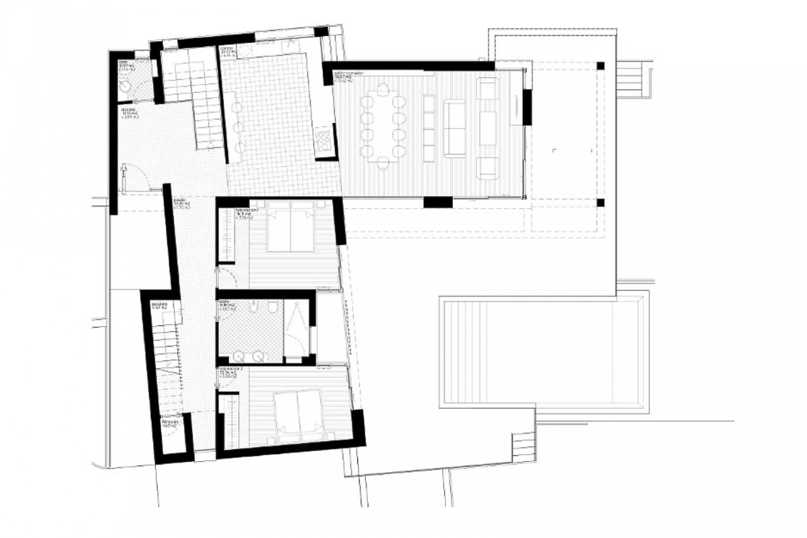 8248MOR Moderne Neubauvilla mit Panoramablick auf das Meer und großer Terrasse, zum Verkauf in Moraira.