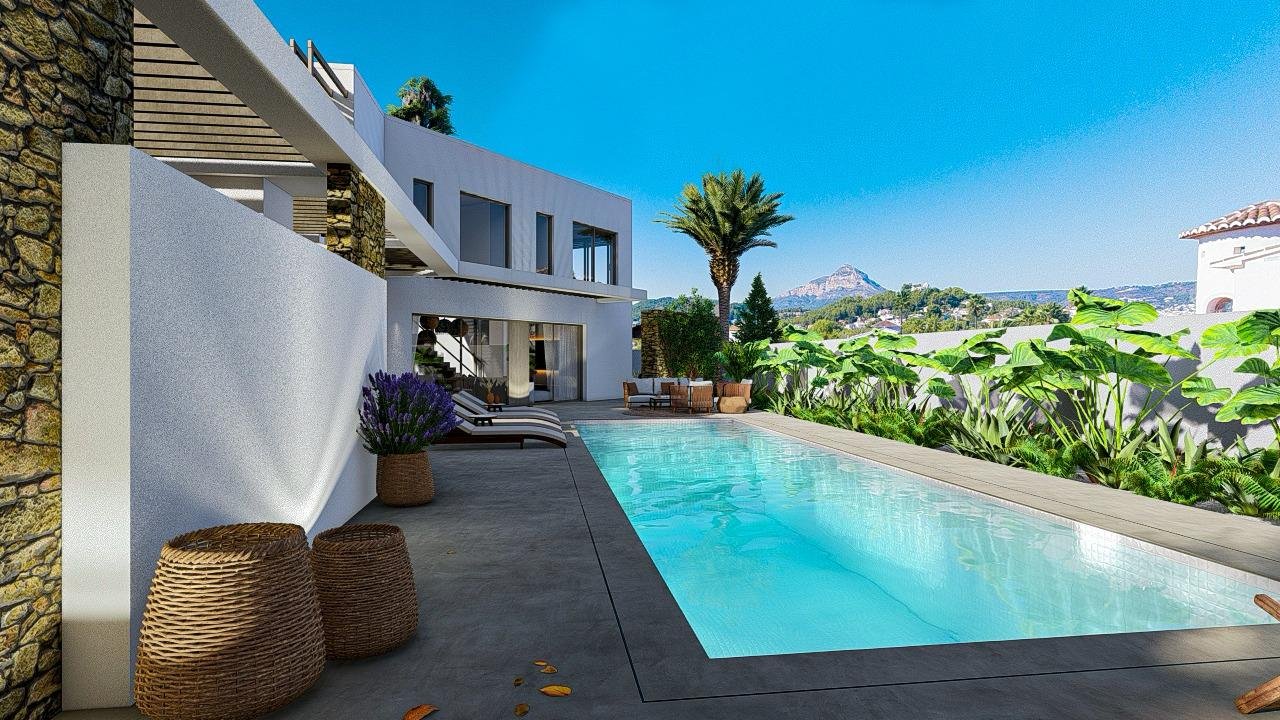 4539JAV Neubauvilla zum Verkauf in Pinosol Jávea