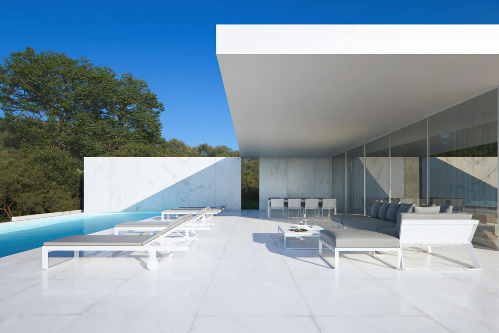 8311MOR Designervilla im Bau mit freiem Meerblick, zu verkaufen in Moraira.