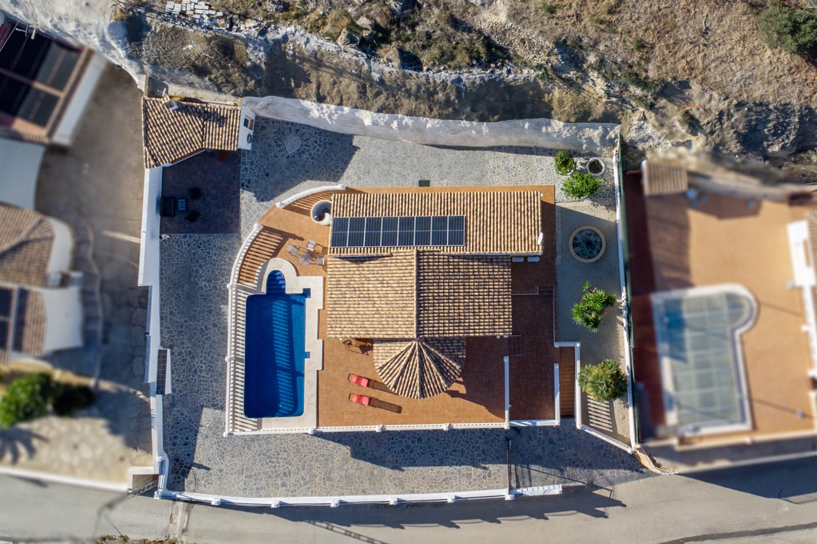 Villa C4XY4596CAL mit Gästehaus und Panoramablick aufs Meer in Oltamar, Calpe zu verkaufen
