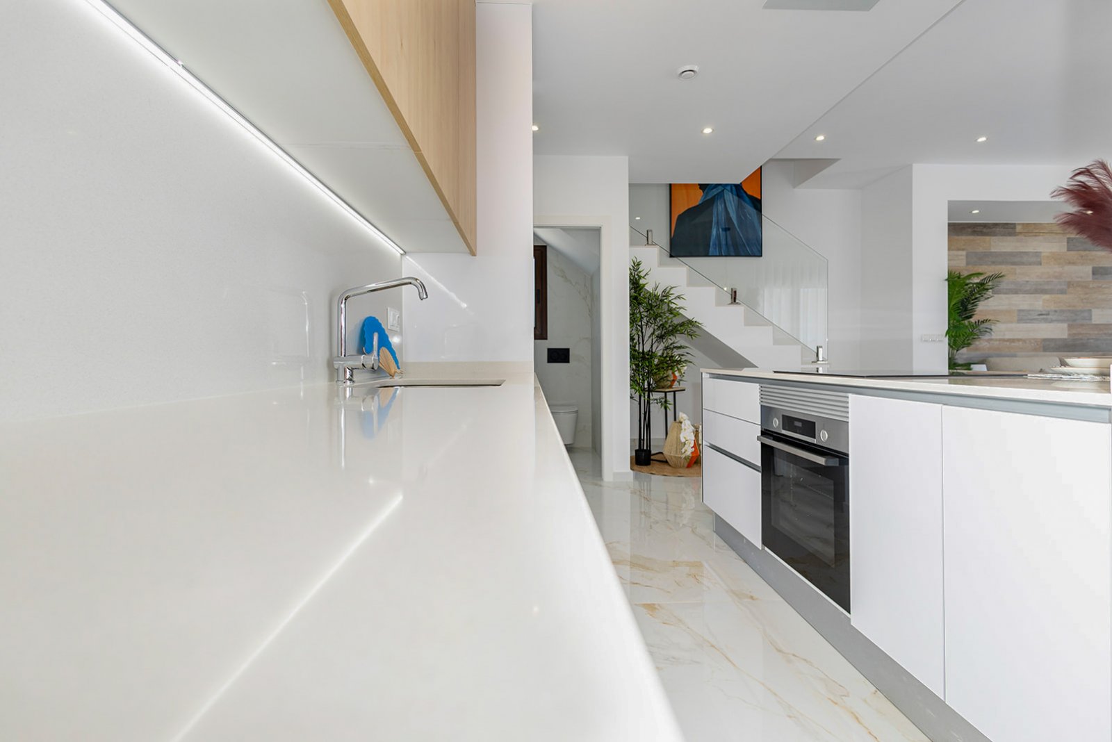 8316POL Villa im Bau mit Meer und Bergblick in Polop zu verkaufen.