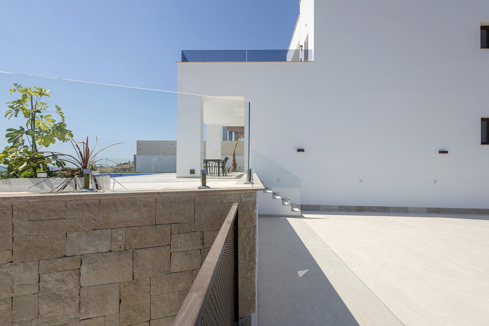 8316POL Villa im Bau mit Meer und Bergblick in Polop zu verkaufen.