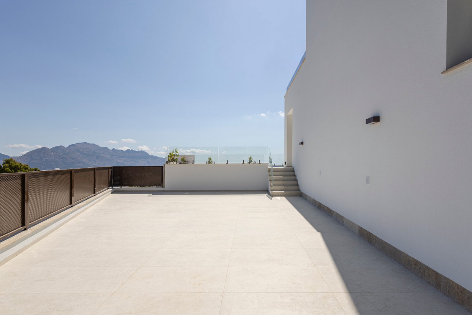 8316POL Villa im Bau mit Meer und Bergblick in Polop zu verkaufen.