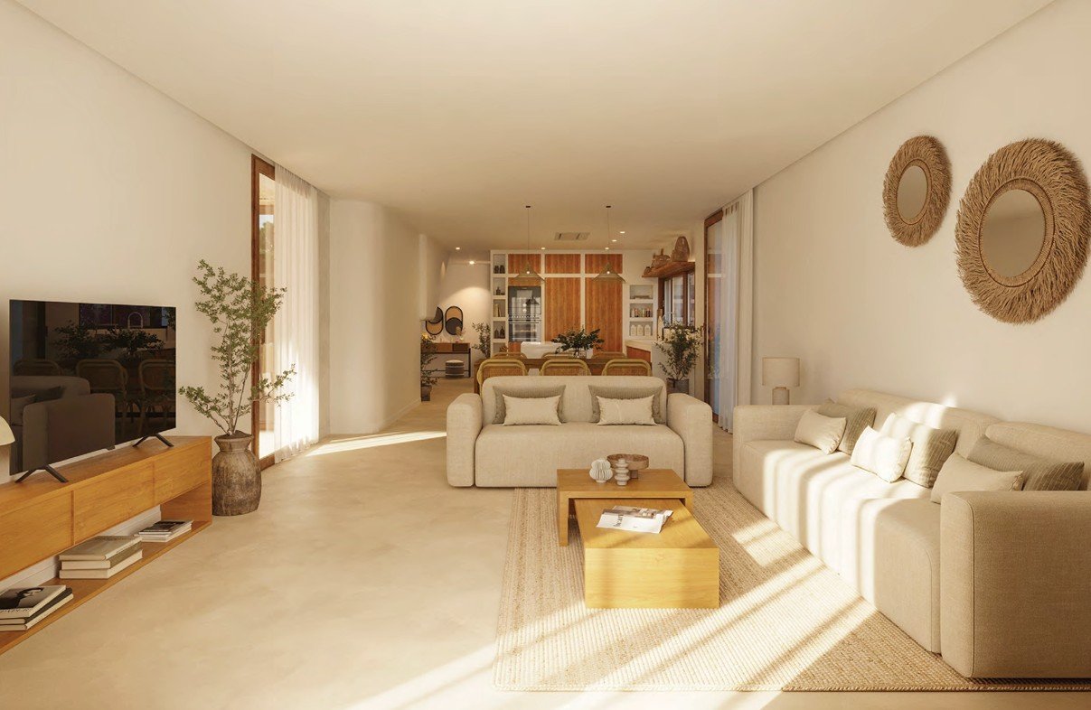 4601BEN Ibiza Style Projekt mit Baugenehmigung in Benissa zu verkaufen