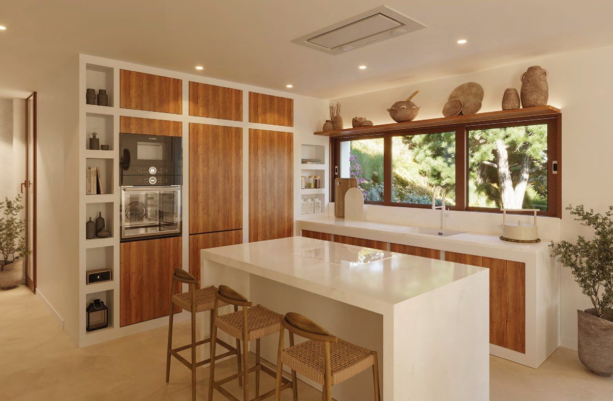 4601BEN Ibiza Style Projekt mit Baugenehmigung in Benissa zu verkaufen