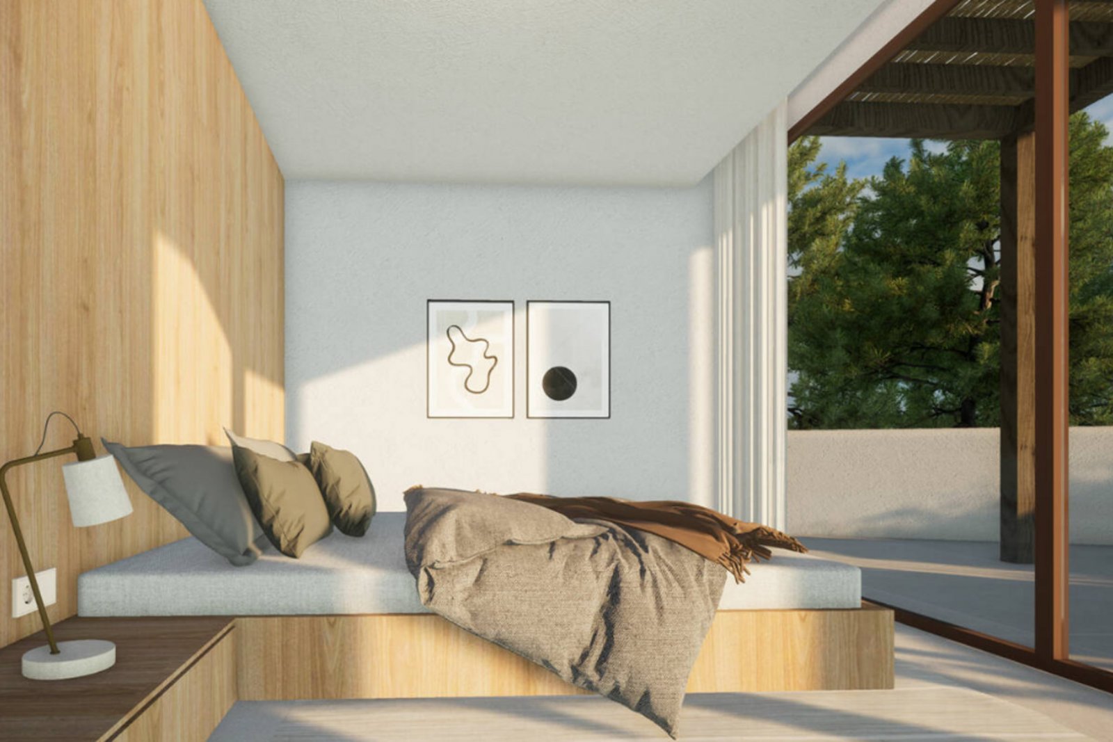 C4XY8166MOR Projekt zum Verkauf einer modernen Villa 1 km von El Portet und dem Zentrum von Moraira, Teulada.