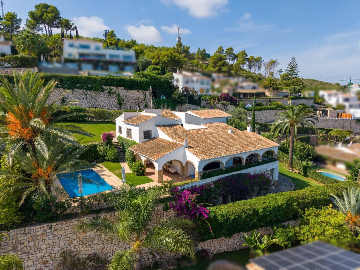 C4XY4625JAV Traditionelle Villa mit Panoramablick aufs Meer zum Verkauf in Tosalet, Jávea 