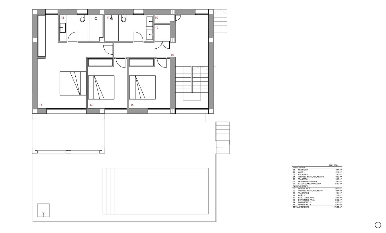4599ALC Villenprojekt im ibizenkischen Stil mit Lizenz zum Verkauf in Alcalalí,