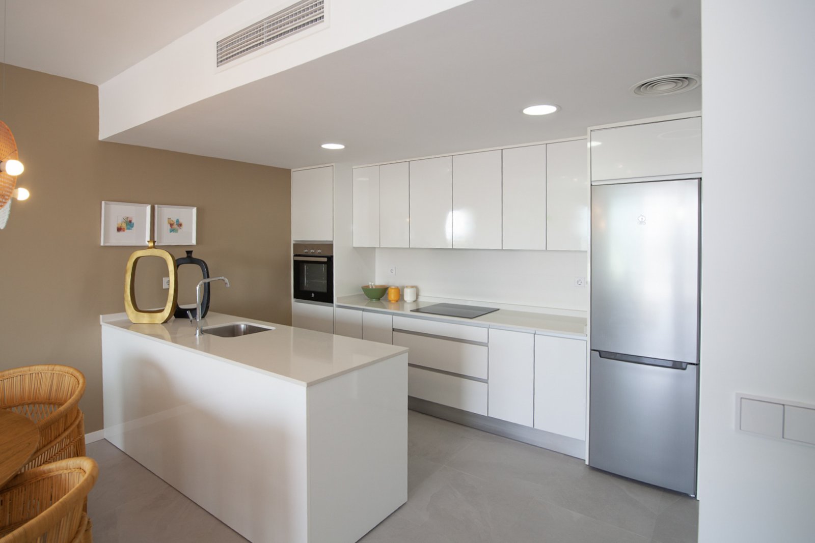 Wohnung mit Garten und Meerblick zum Verkauf in Wohnanlage in Finestrat