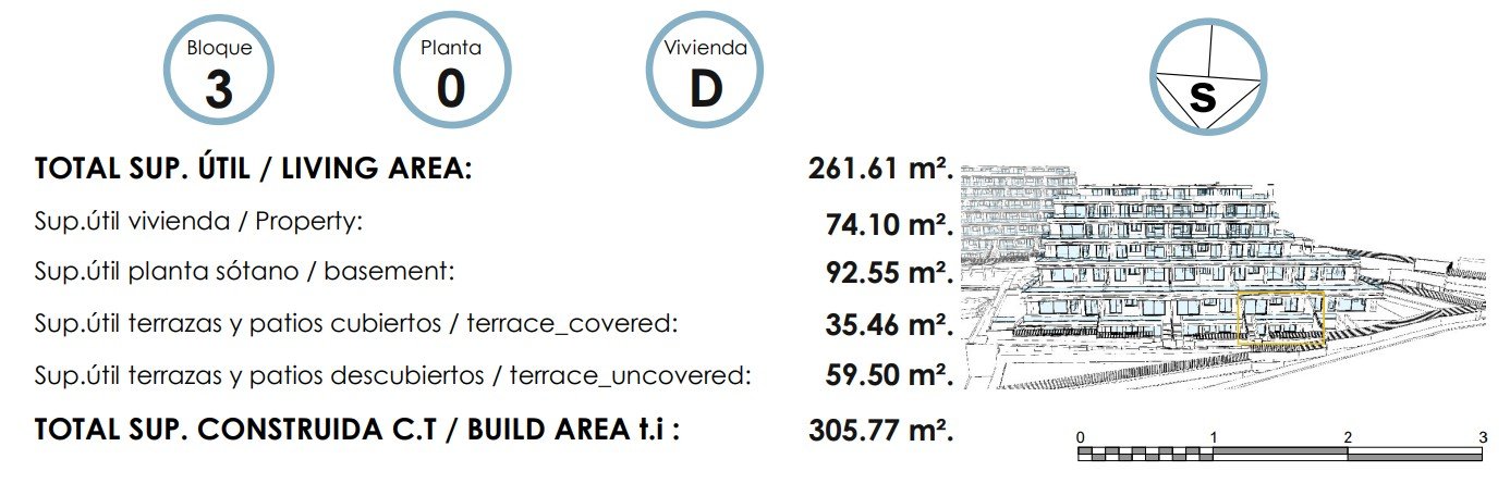 Wohnung mit Garten und Meerblick zum Verkauf in Wohnanlage in Finestrat