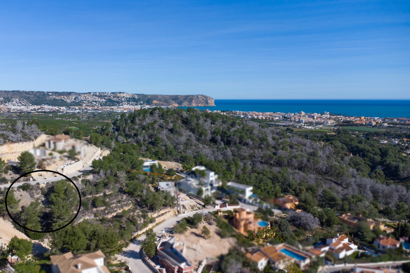 Javea: 4623JAV Baugrundstück mit Meerblick in Tosalet 5 zu verkaufen 