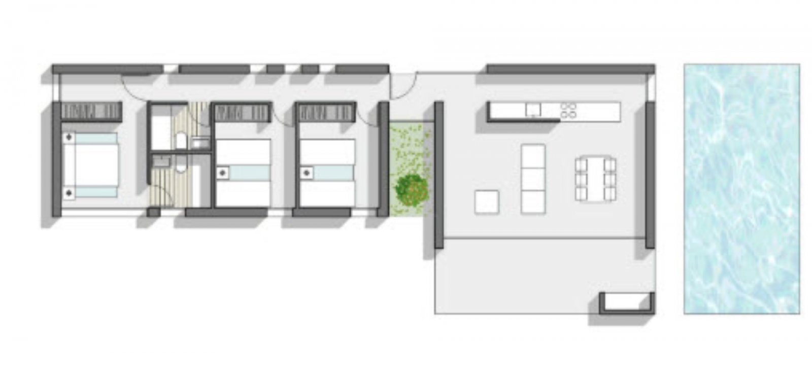 3311PED Neugebaute Villa in Pedreguer zu verkaufen