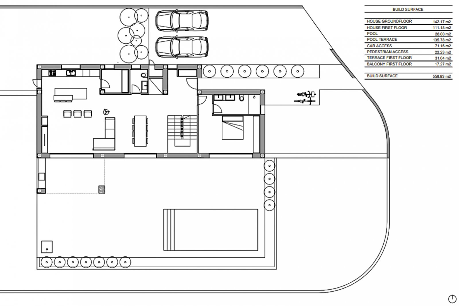 OFF8274MOR Modernes Villenprojekt mit Lizenz zum Verkauf in Moraira.
