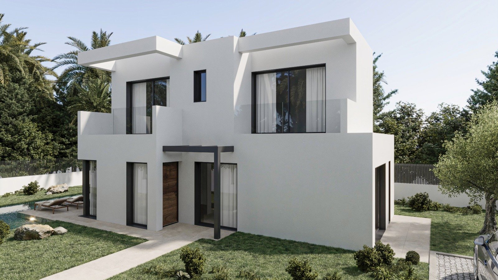 4534ALC Energieeffiziente Neubauvilla in Alcalali mit wunderschönem Talblick