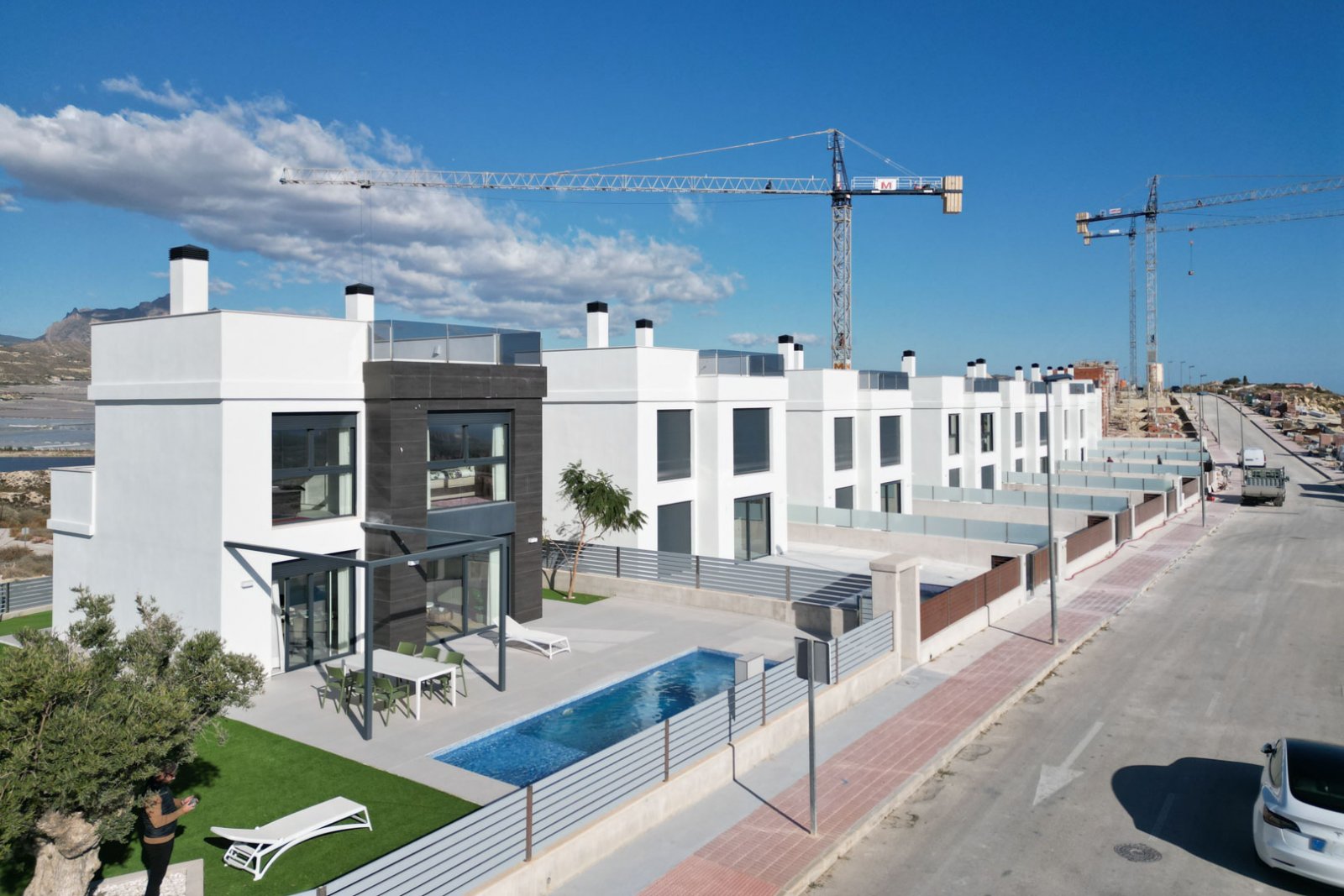 8277MUT Moderne Villa mit Meerblick zu verkaufen in der Nähe von El Campello.