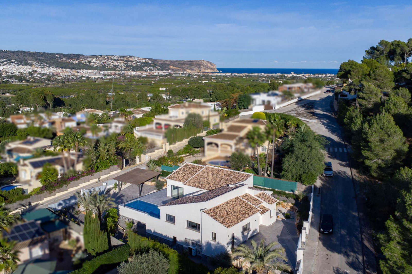 4551JAV Schöne traditionelle Neubauvilla zum Verkauf in Piver, Jávea