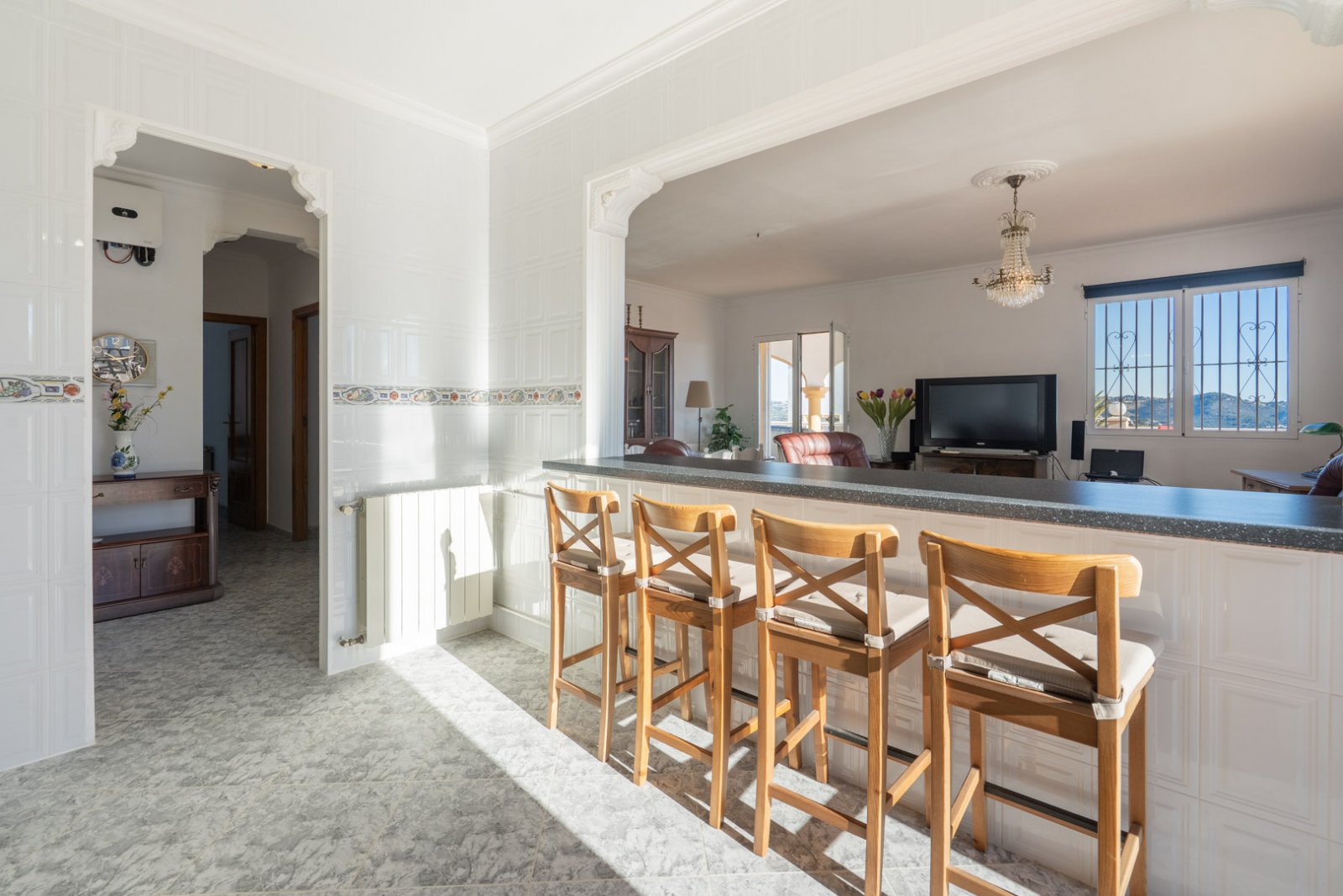 Villa C4XY4596CAL mit Gästehaus und Panoramablick aufs Meer in Oltamar, Calpe zu verkaufen