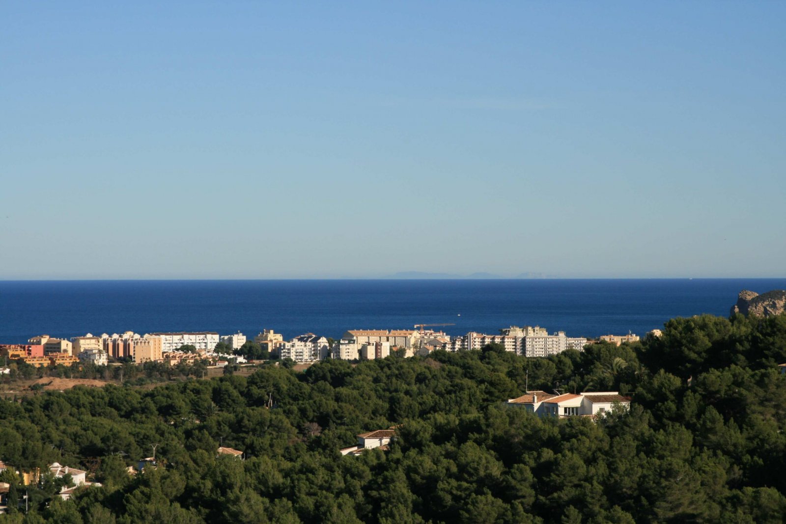 4402JAV 3 angrenzende Baugrundstücke mit Meerblick zum Verkauf in Jávea