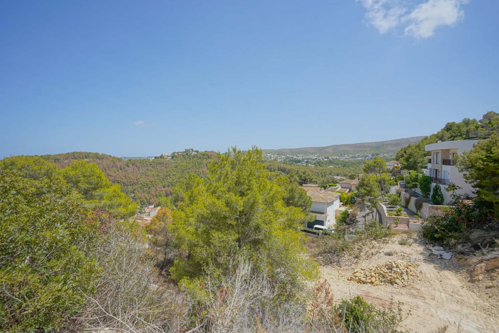 4402JAV 3 angrenzende Baugrundstücke mit Meerblick zum Verkauf in Jávea