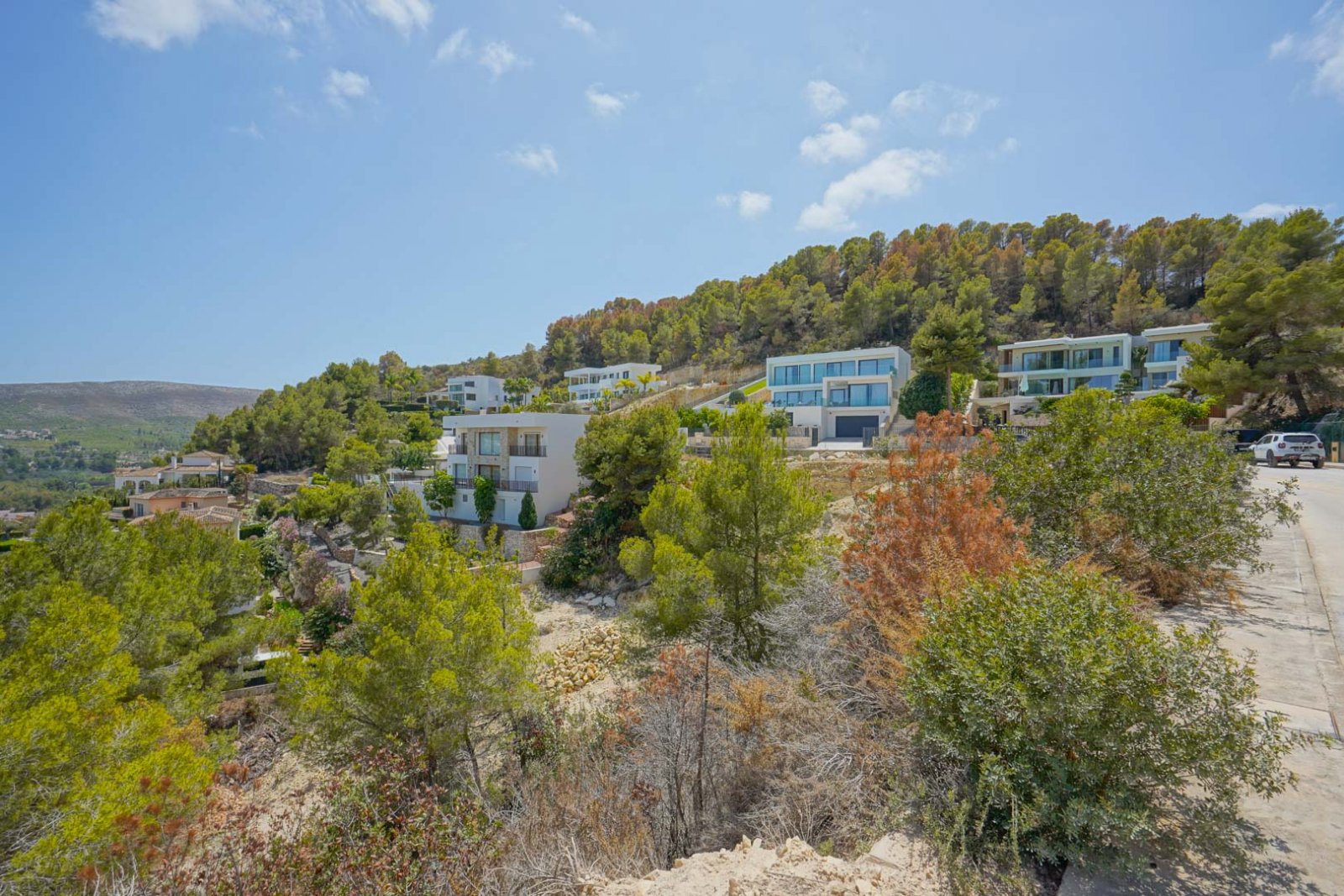 4402JAV 3 angrenzende Baugrundstücke mit Meerblick zum Verkauf in Jávea