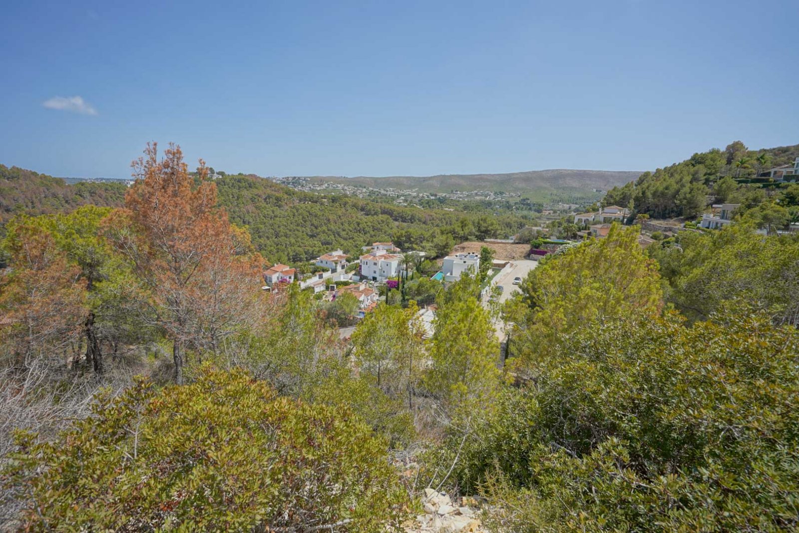 4402JAV 3 angrenzende Baugrundstücke mit Meerblick zum Verkauf in Jávea