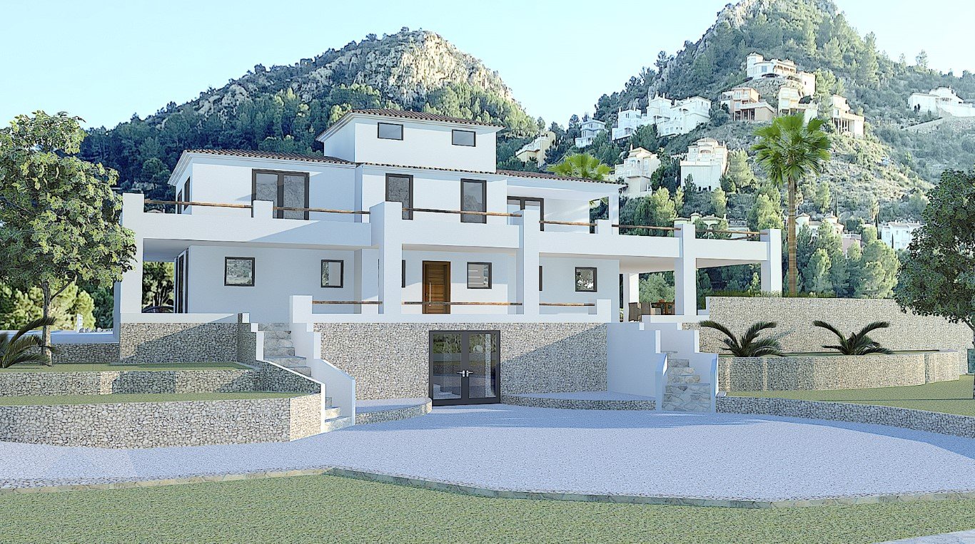 C3XY3224PED Villa mit Meerblick zu verkaufen in Pedreguer 