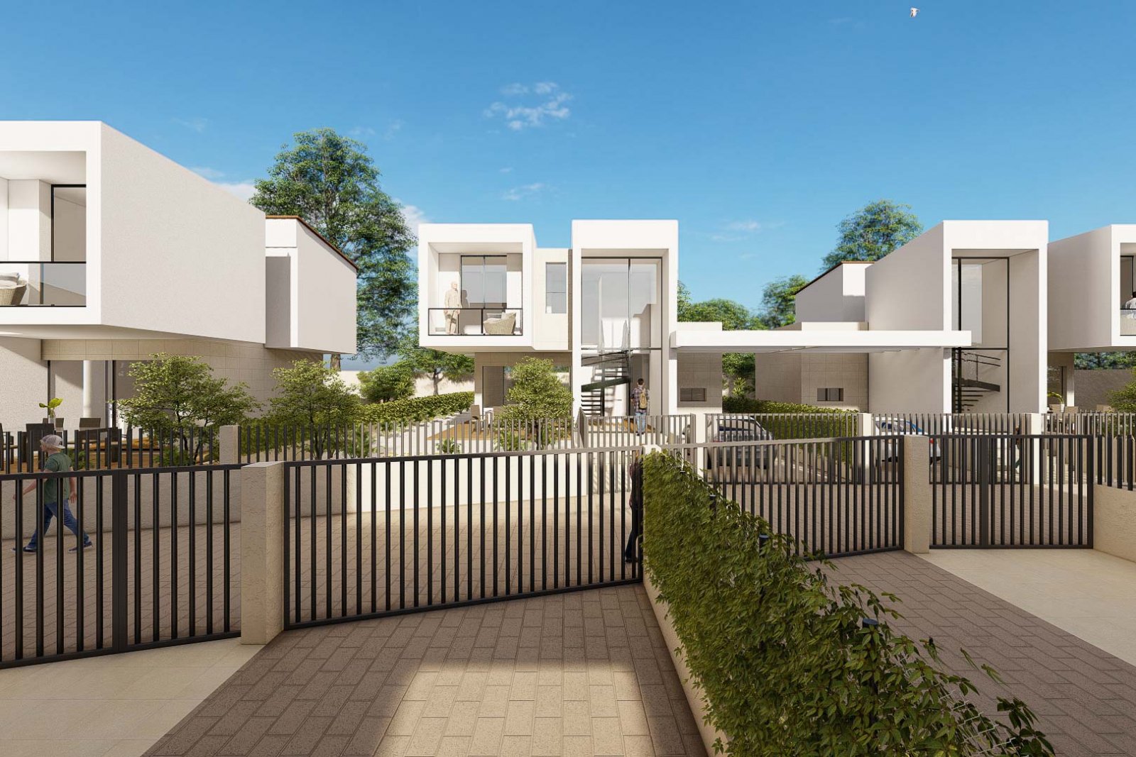 8226NUC Modernes Villenprojekt mit Meerblick in La Nucía zu verkaufen.