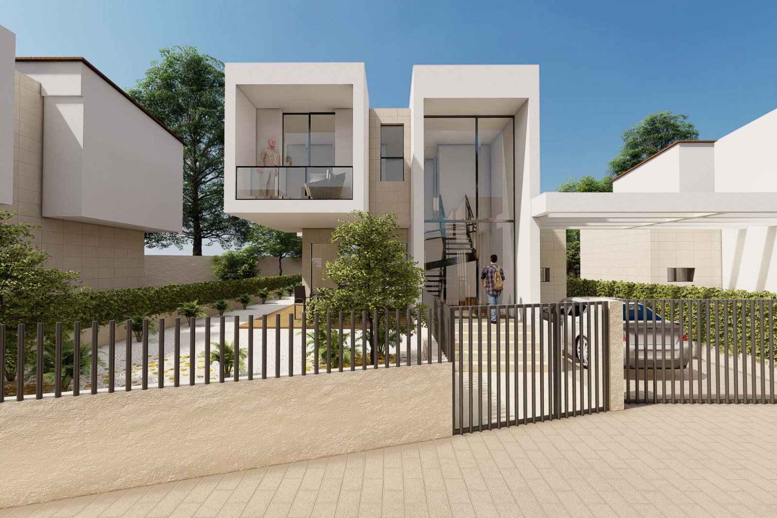 8226NUC Modernes Villenprojekt mit Meerblick in La Nucía zu verkaufen.