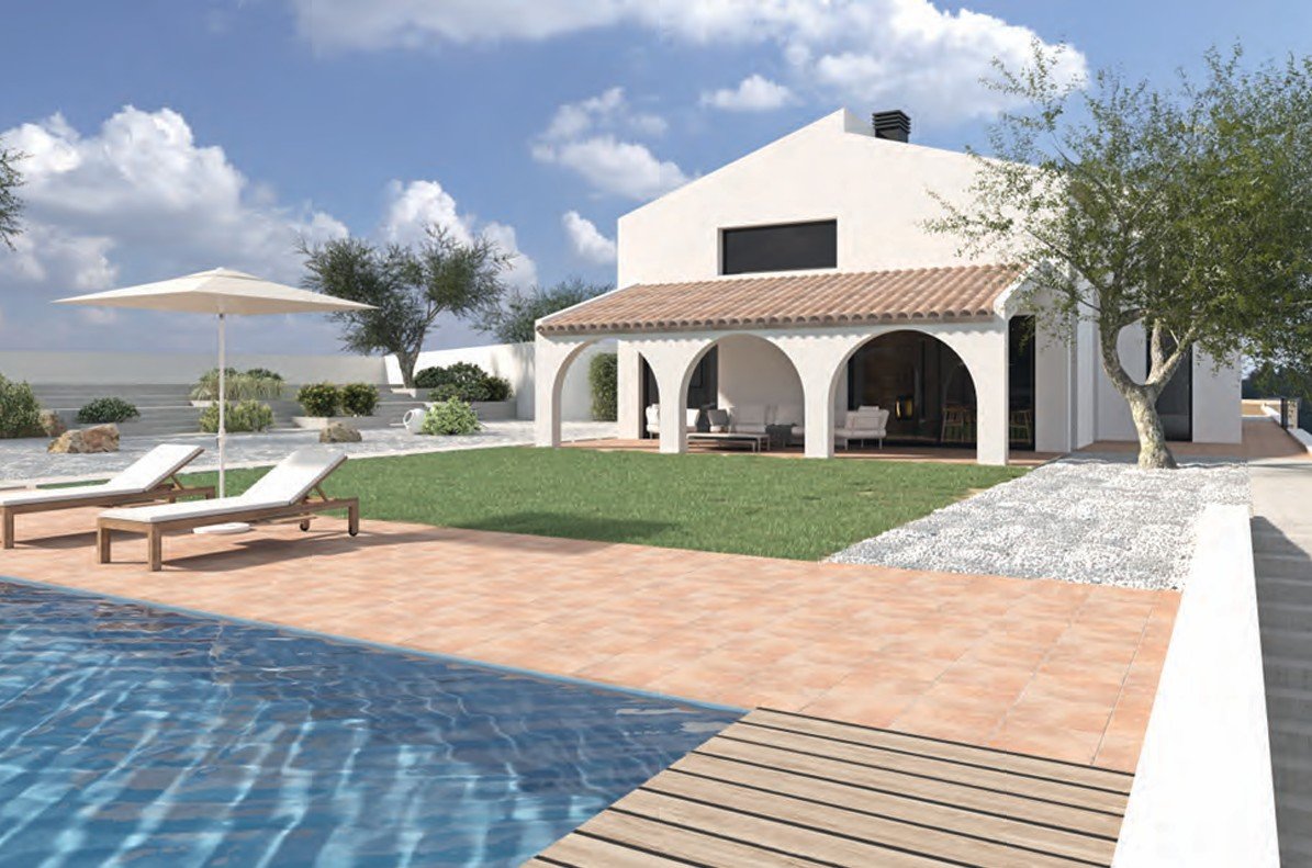 4516TEU Modernes Finca-Projekt mit beantragter Lizenz auf großem Grundstück in Teulada-Moraira 