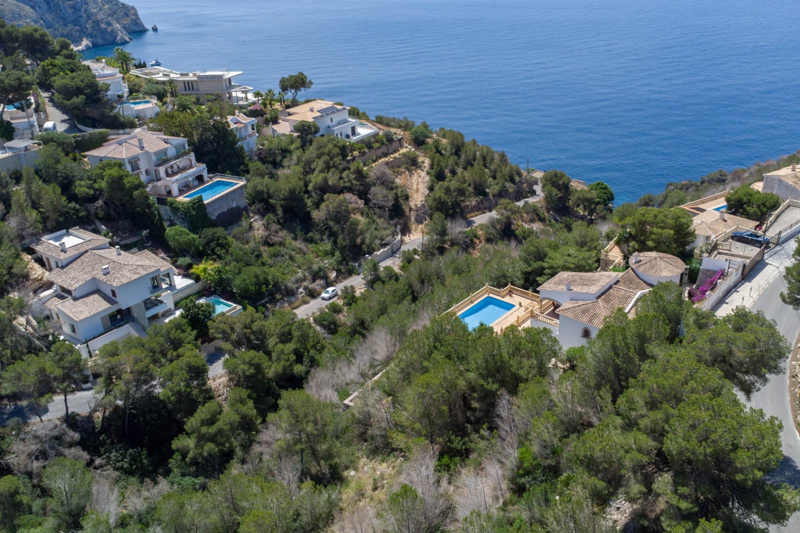4532JAV Grundstück mit Meerblick zum Verkauf in Costa Nova-Granadella, Jávea
