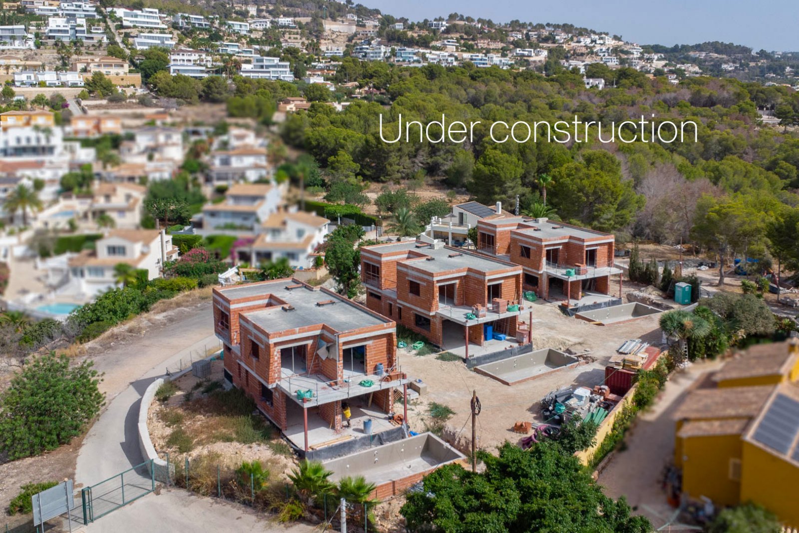 4571CAL Moderne Villa im Bau zum Verkauf in Calpe 