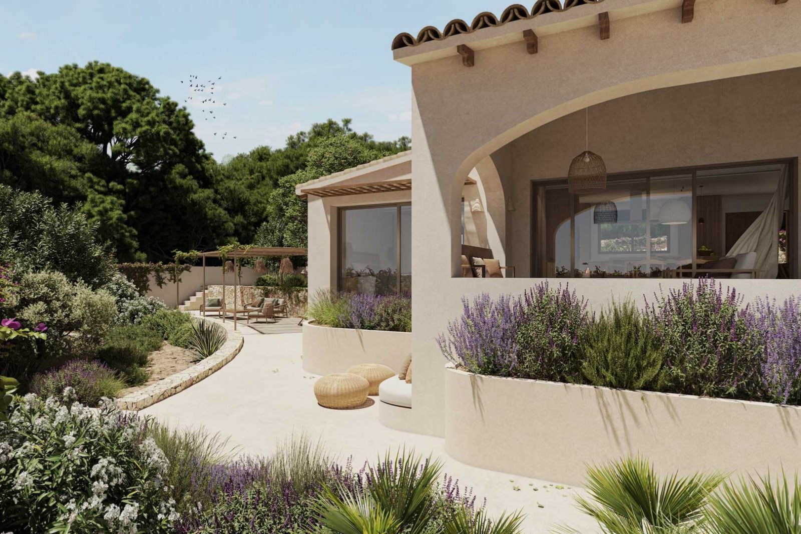 8318BEN Villa mit Renovierungsprojekt und Meerblick in Benissa zu verkaufen.