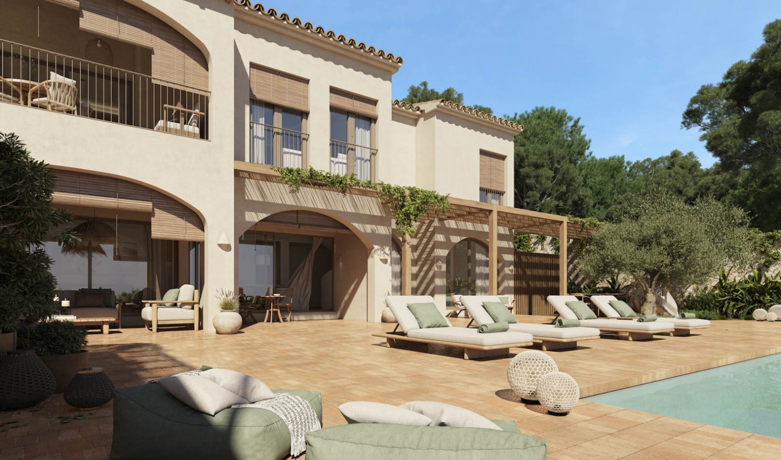 7114BEN Modernes Renovierungsprojekt im mediterranen Stil in La Fustera, Benissa Costa