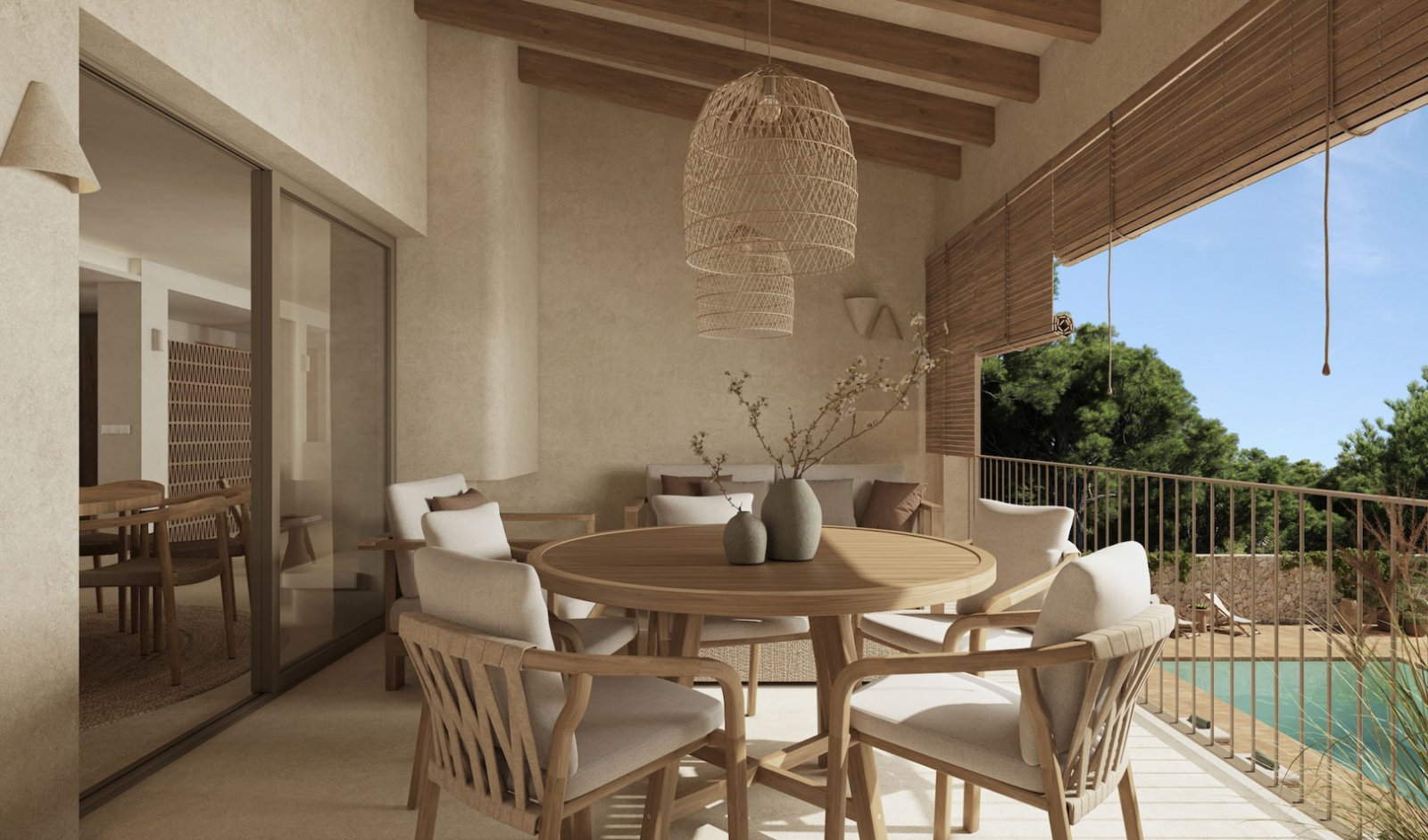 7114BEN Modernes Renovierungsprojekt im mediterranen Stil in La Fustera, Benissa Costa