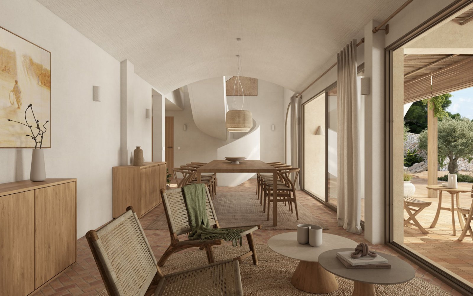 7114BEN Modernes Renovierungsprojekt im mediterranen Stil in La Fustera, Benissa Costa