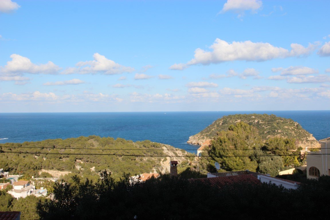 6292JAV Grundstück mit fantastischem Meerblick zu verkaufen in Portichol, Jávea