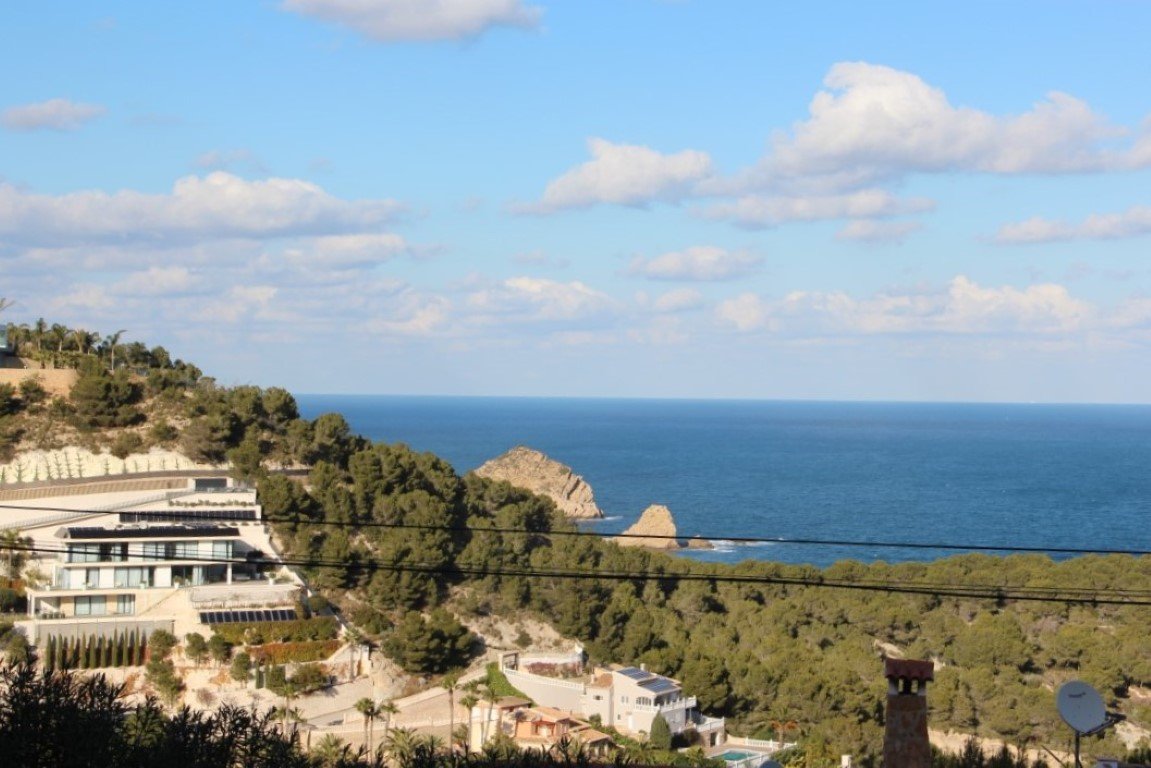 6292JAV Grundstück mit fantastischem Meerblick zu verkaufen in Portichol, Jávea