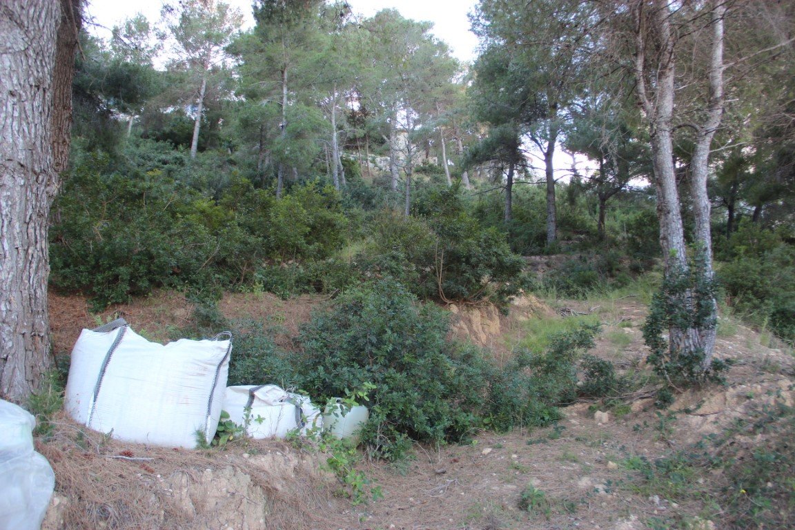 6292JAV Grundstück mit fantastischem Meerblick zu verkaufen in Portichol, Jávea