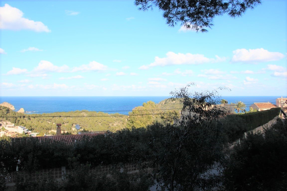 6292JAV Grundstück mit fantastischem Meerblick zu verkaufen in Portichol, Jávea