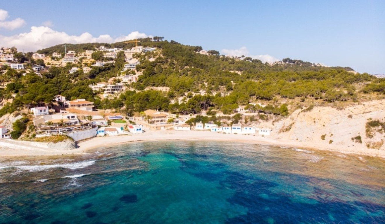 6292JAV Grundstück mit fantastischem Meerblick zu verkaufen in Portichol, Jávea