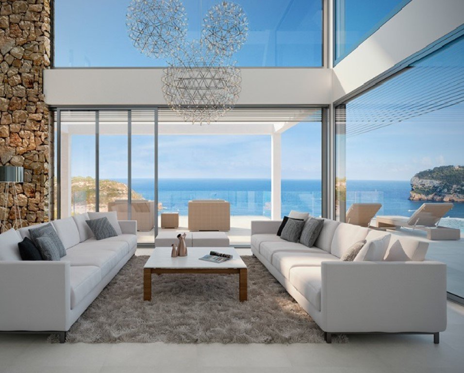6294JAV Moderne Neubauvilla zum Verkauf mit Meerblick in Javea