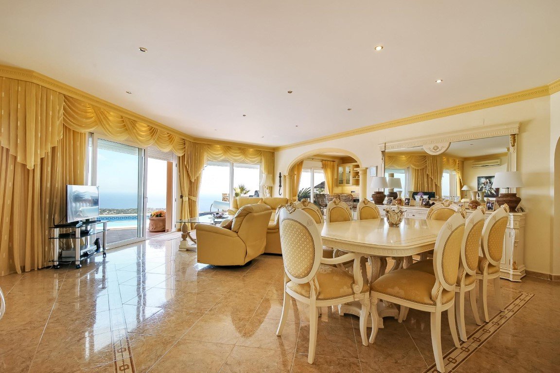 C3XY6376MOR Schöne spanische Villa mit Panoramablick auf das Meer zum Verkauf in Moraira