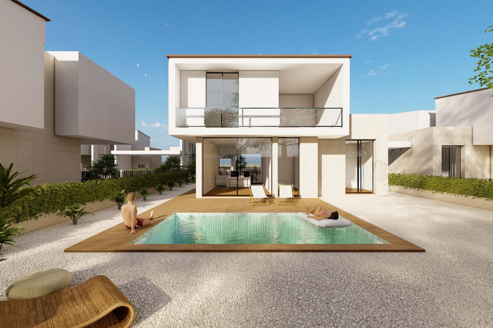 8226NUC Modernes Villenprojekt mit Meerblick in La Nucía zu verkaufen.
