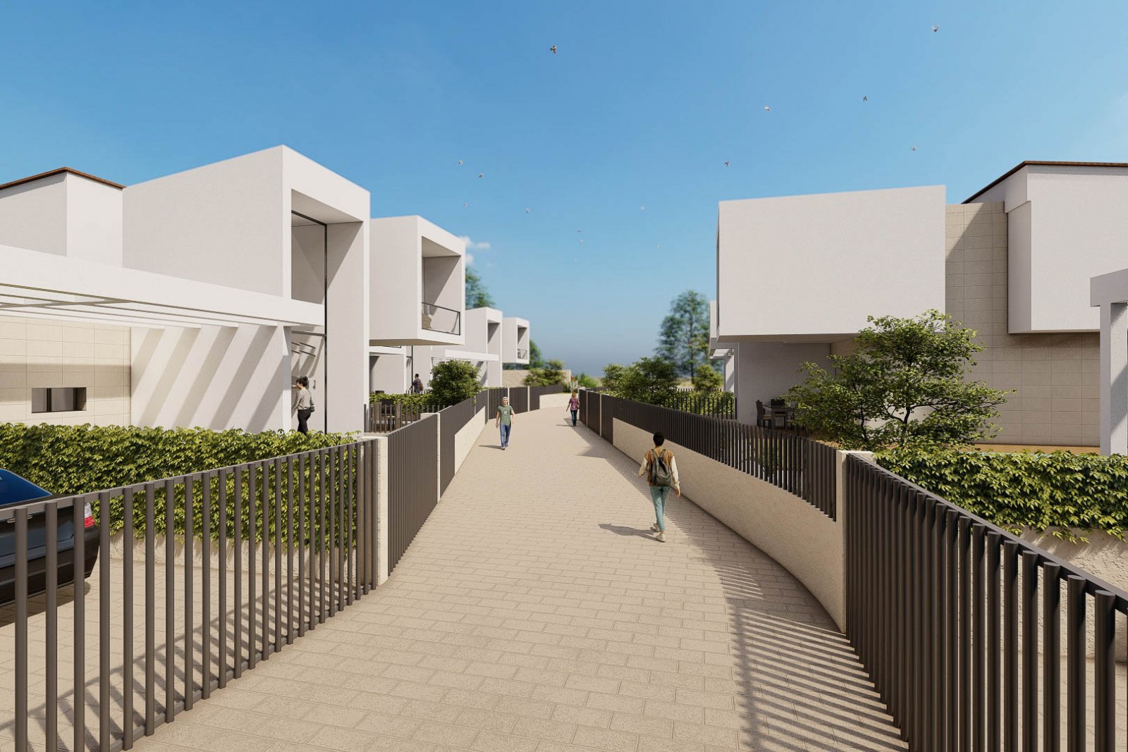 8226NUC Modernes Villenprojekt mit Meerblick in La Nucía zu verkaufen.