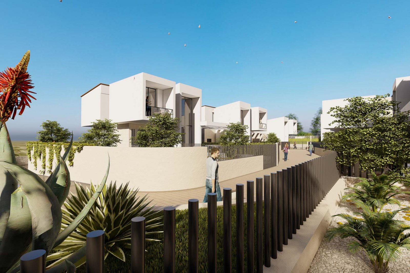 8226NUC Modernes Villenprojekt mit Meerblick in La Nucía zu verkaufen.